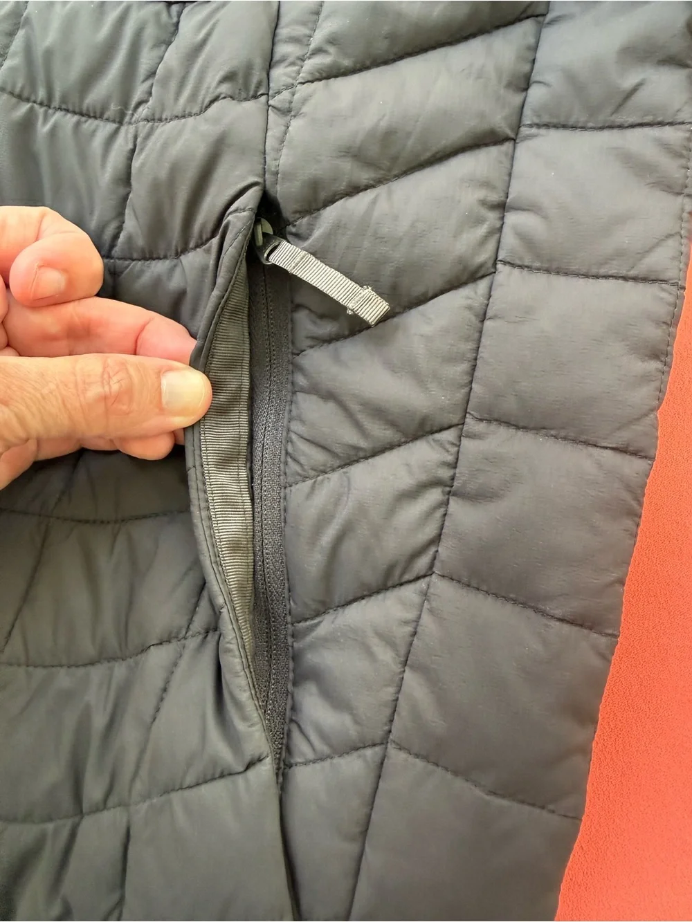 The North Face lightweight quilted